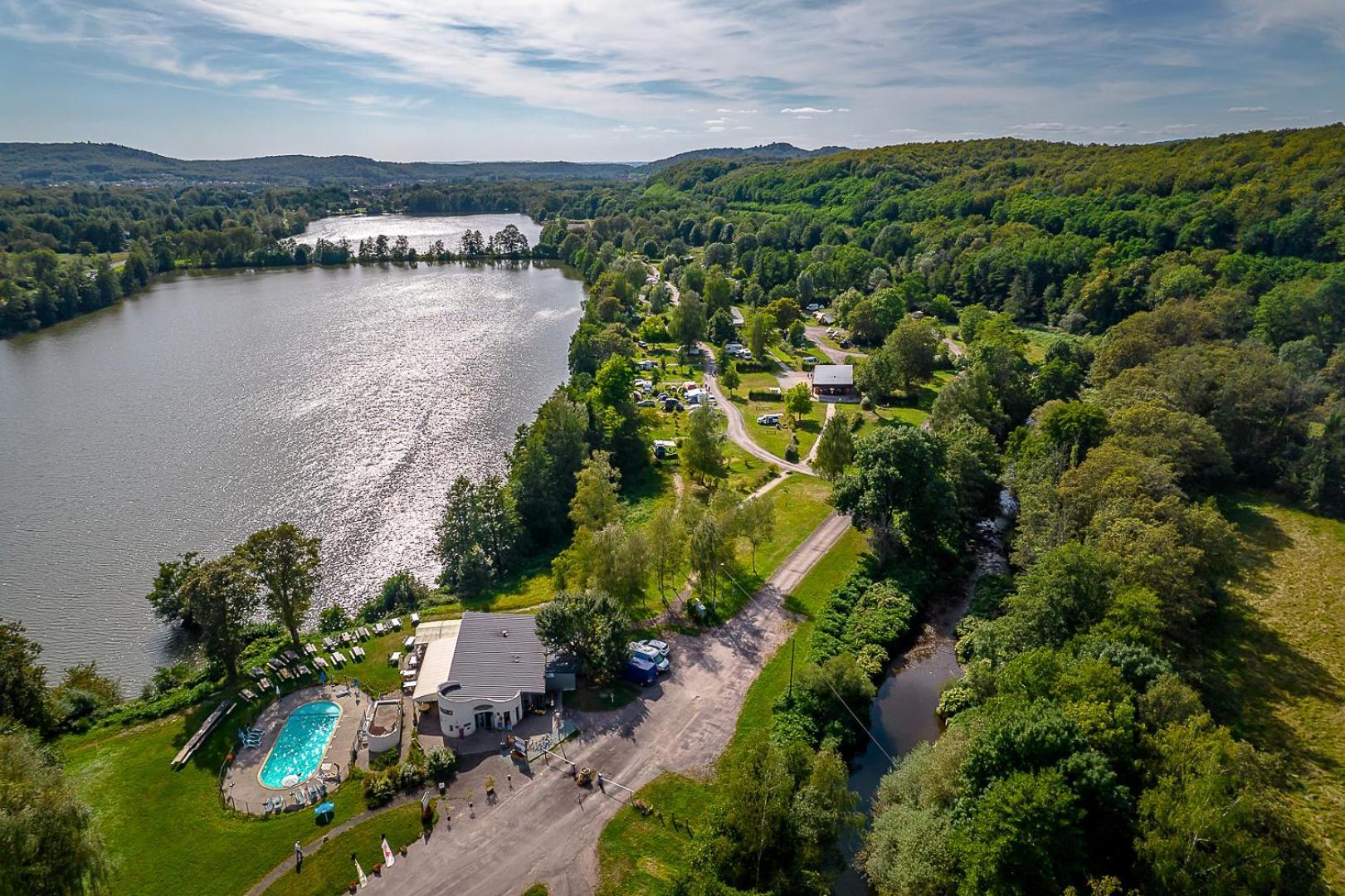 Camping Les Ballastieres - Vosges Du Sud Champagney Exterior foto