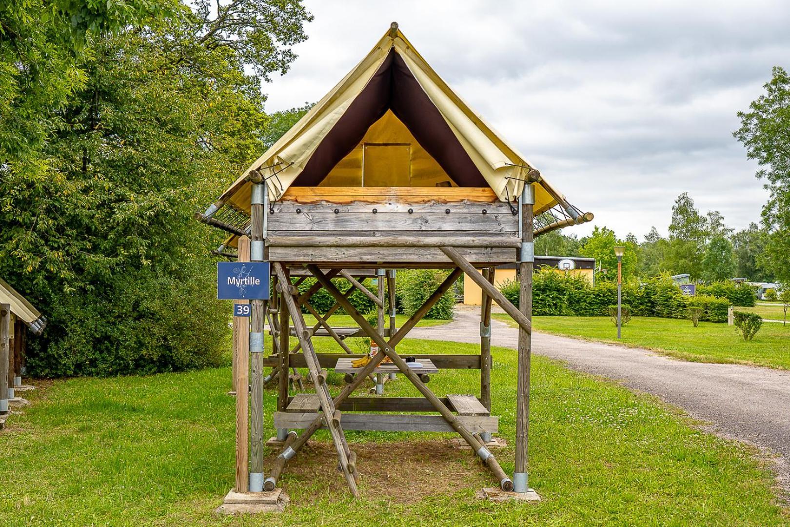 Camping Les Ballastieres - Vosges Du Sud Champagney Exterior foto